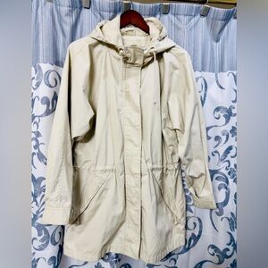 Eddie Bauer Outdoor Outfitters Beige Winter Utility Jacket Women’s M EUC